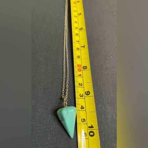 Turquoise & Silver Jewelry - Necklaces (2) & Earring (1) - Picture 7 of 11